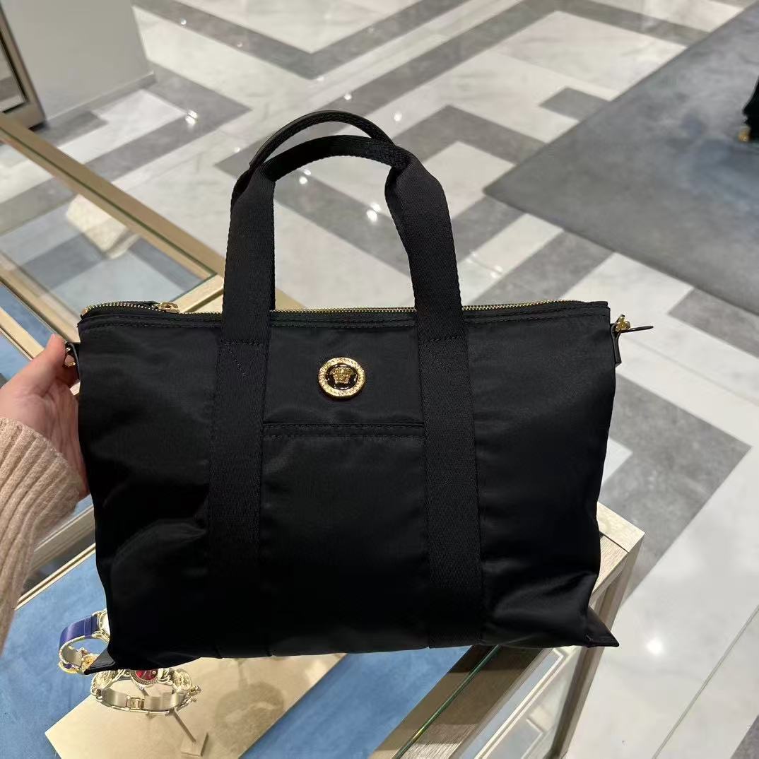 未使用 VERSACE/范思哲 尼龙手提单肩包托特包