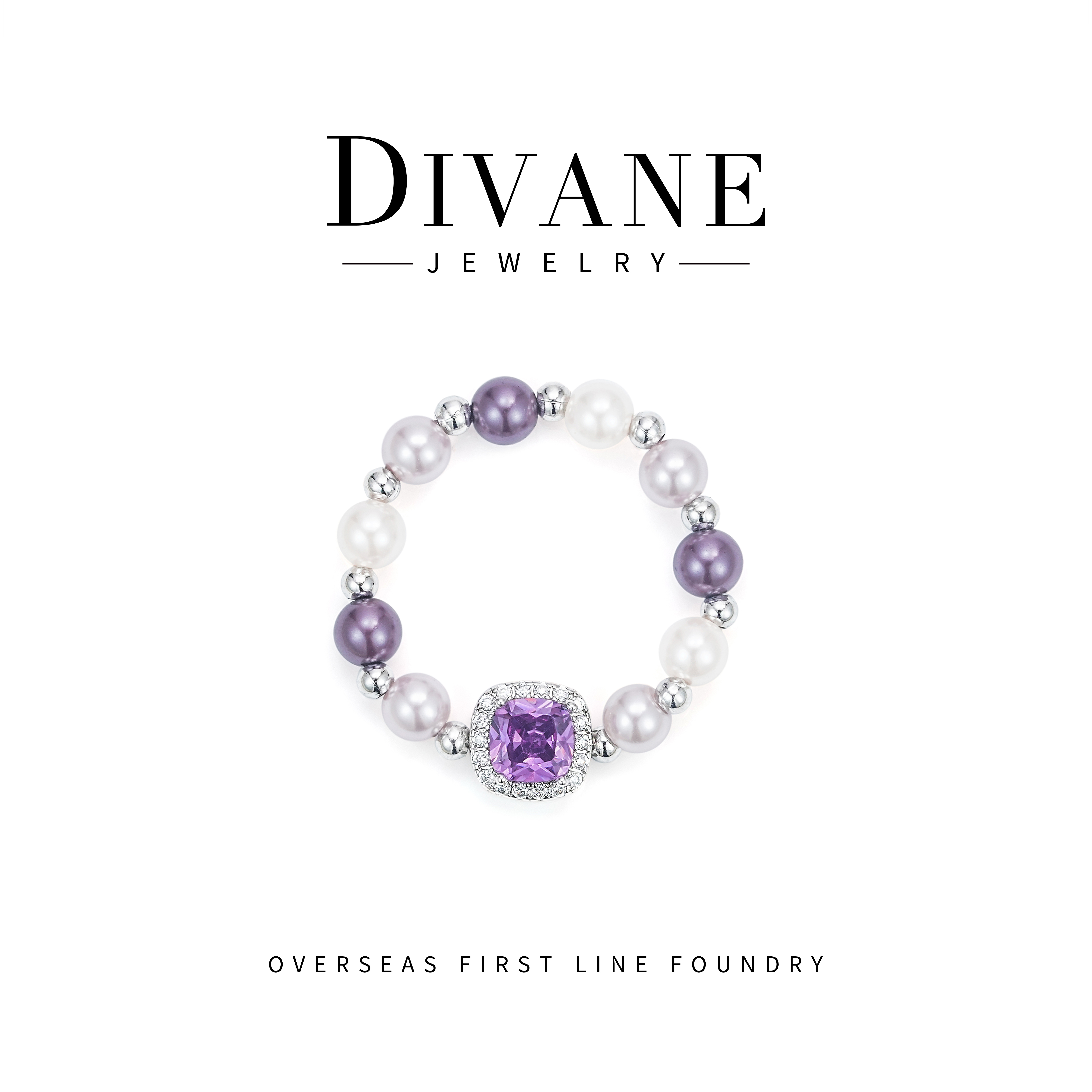   【曼岛紫藤】百搭甜美戒指 U0011