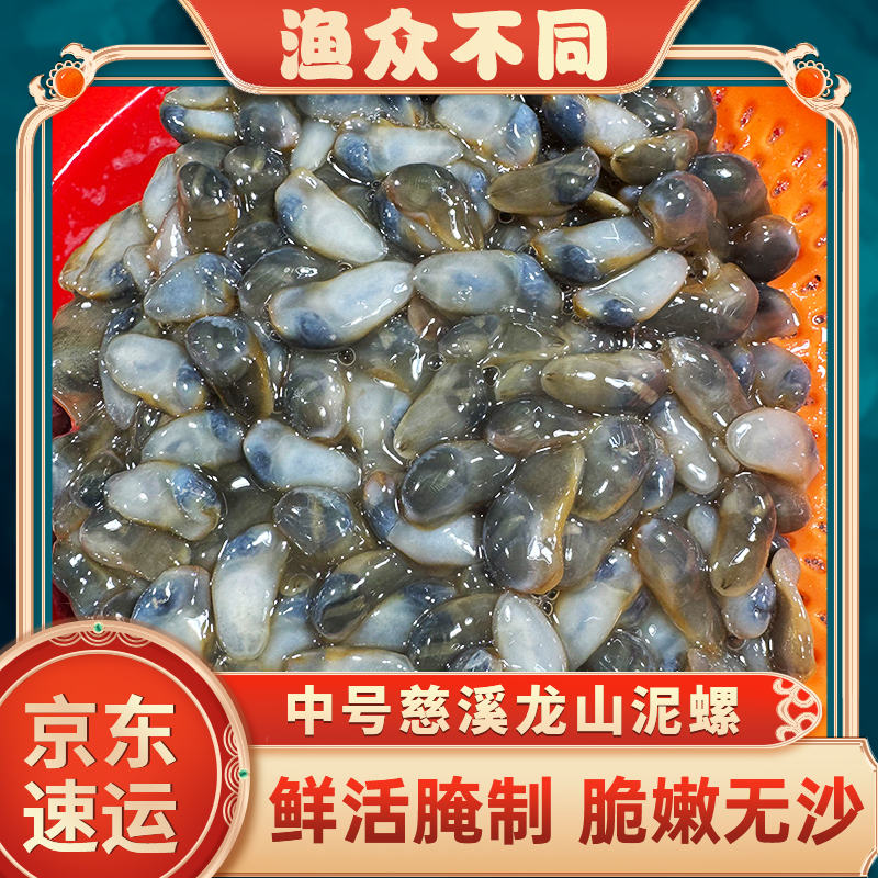 中号宁波本地慈溪龙山黄泥螺散装泥螺原料咸的需要加工