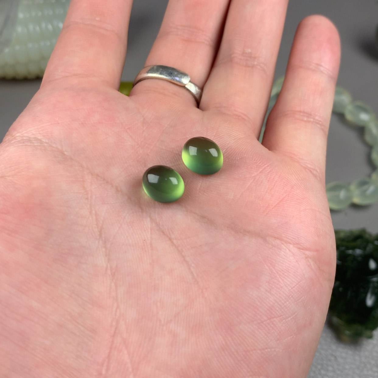 【闪购商品】蛇纹石玉未镶嵌岫玉