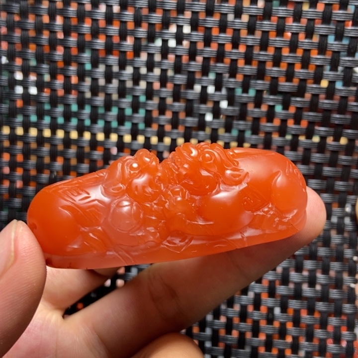 南红玛瑙未镶嵌吊坠(不含链)