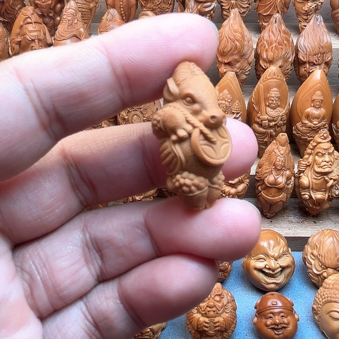 橄榄核吊坠17尺寸的