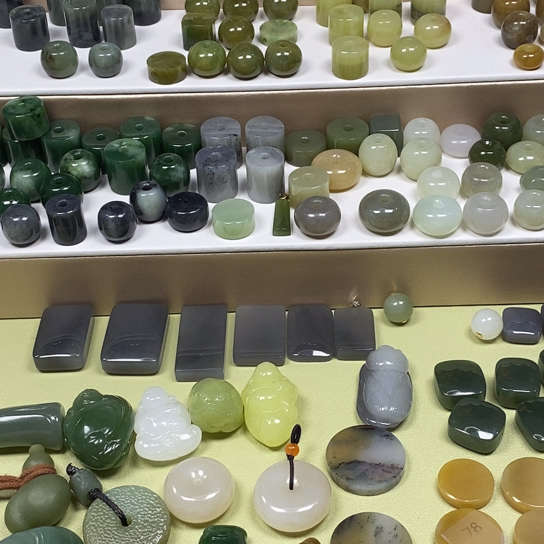 是***～和田玉未镶嵌珠宝半成品