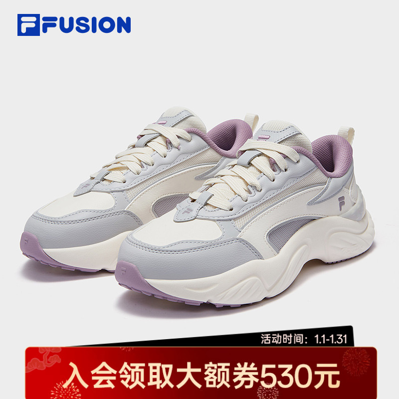 FILA斐乐女鞋新款美式经典时尚潮流百搭老爹鞋海螺DX T12W441513F