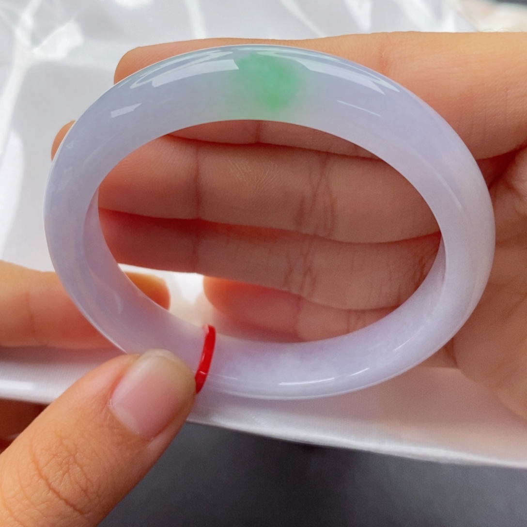 翡翠未镶嵌手镯5253圈