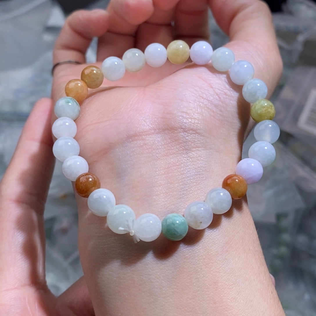 未镶嵌手串翡翠珠链