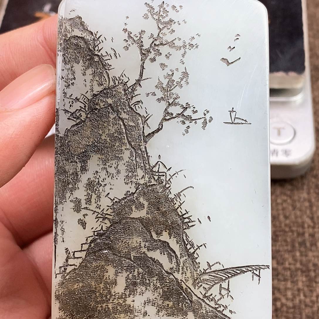 和田玉挂件未镶嵌