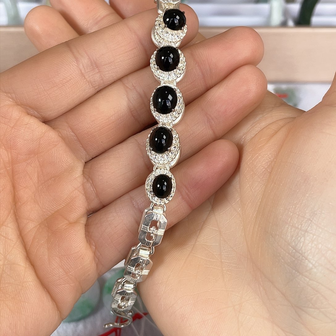 翡翠手链未镶嵌天然翡翠手链