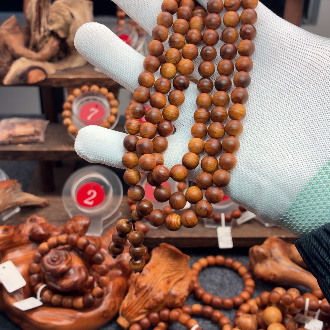 救***赎手串/手链柏木（崖柏）雷击08多圈焦甜