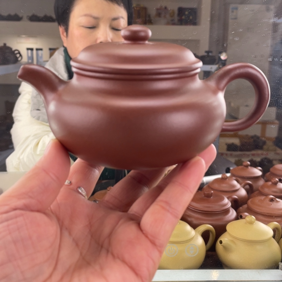 紫砂茶壶红皮龙仿古260cc