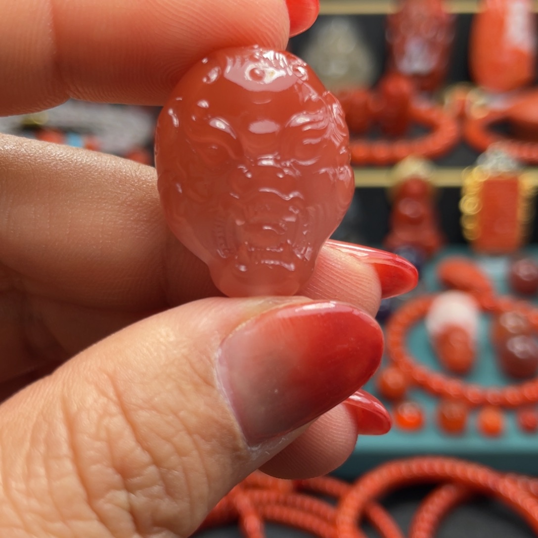 南红玛瑙未镶嵌配饰