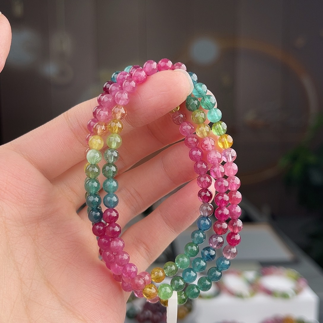 未镶嵌碧玺碧玺 4mm