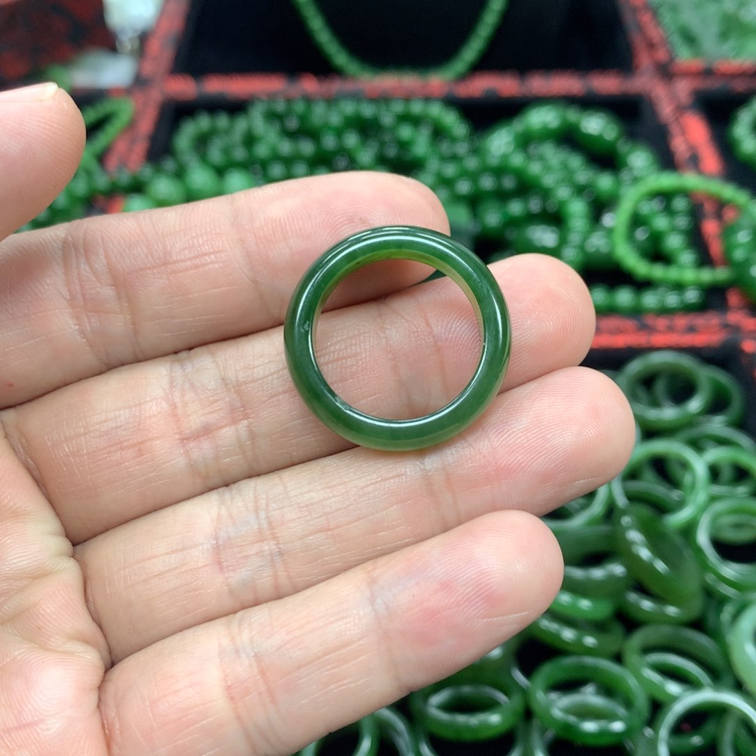 【闪购商品】和田玉戒圈未镶嵌云***享