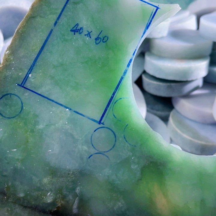 翡翠散珠天然A货翡翠