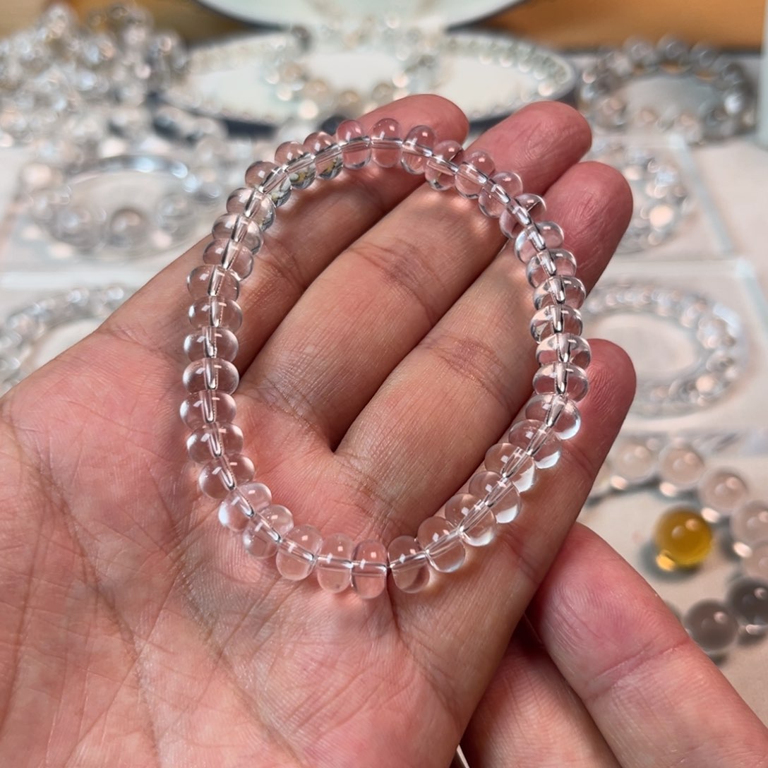 【闪购商品】水晶手链未镶嵌8苹果珠