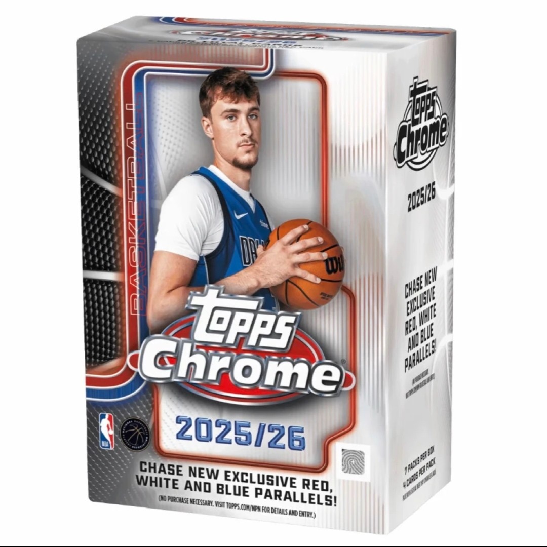 2025-26 Topps Chrome 手雷 球星卡 盲盒（10盒单支球队代搓）