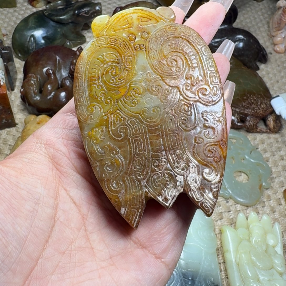 白玉菩提吊坠挂件