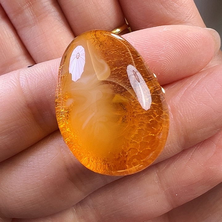 蜜蜡颈饰未镶嵌蜜蜡