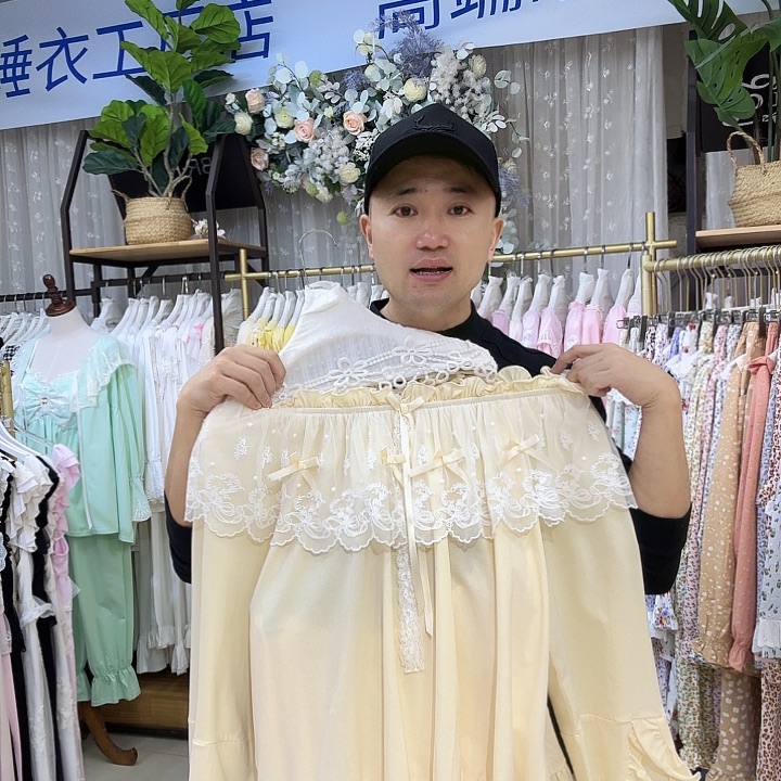 三醋酯纤维宫廷风家居服