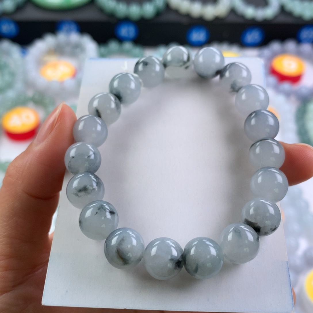 翡翠未镶嵌手链卡10.3