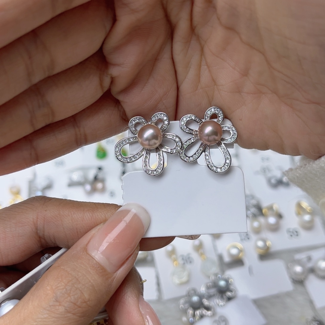 。***.合金淡水珍珠戒指