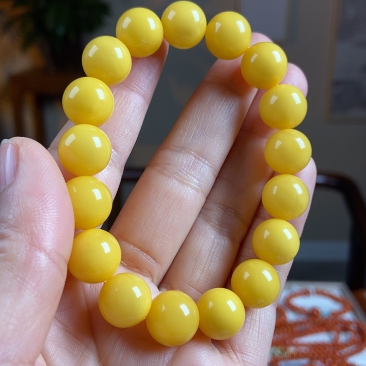 琥珀手链未镶嵌蜜蜡手串12
