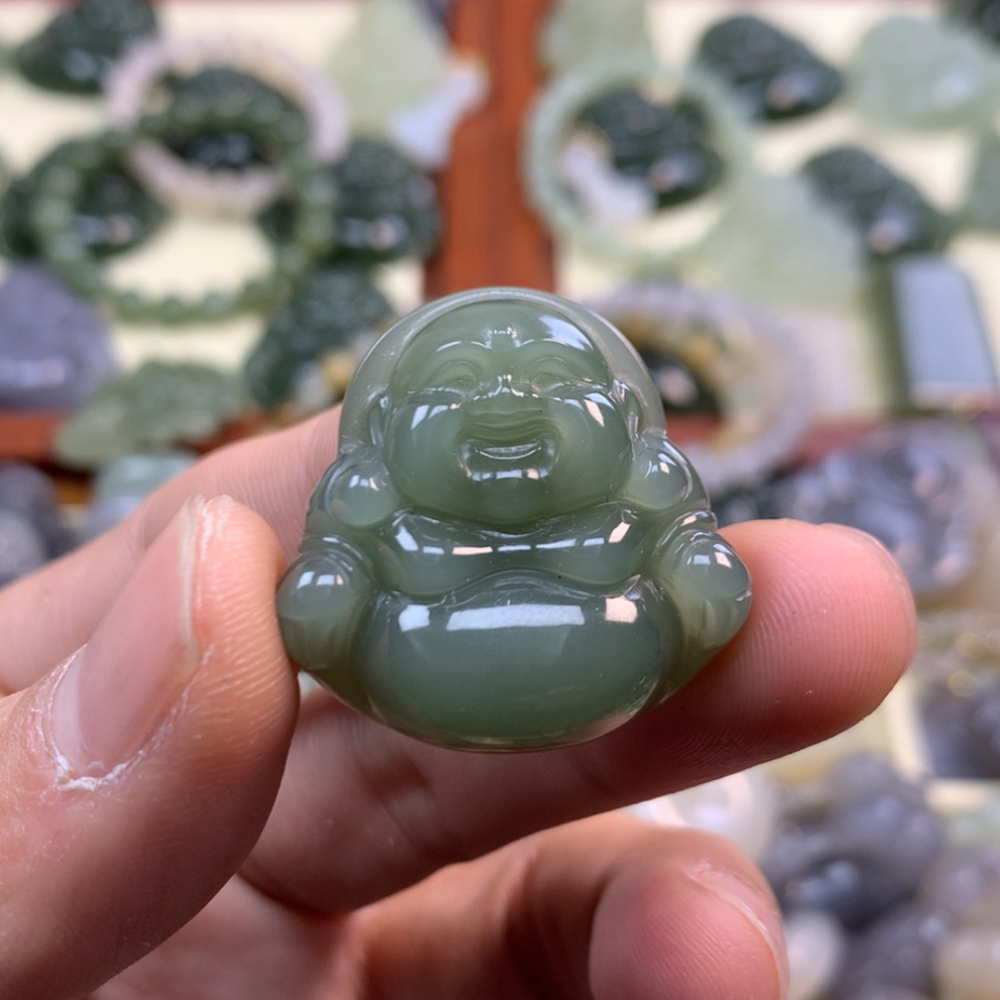 【闪购商品】和田玉颈饰未镶嵌檀****a