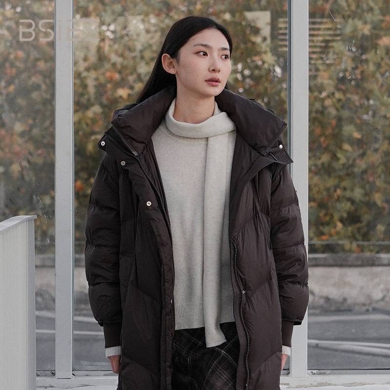 BSIEE/本涩围巾领套头毛衣休闲时尚
