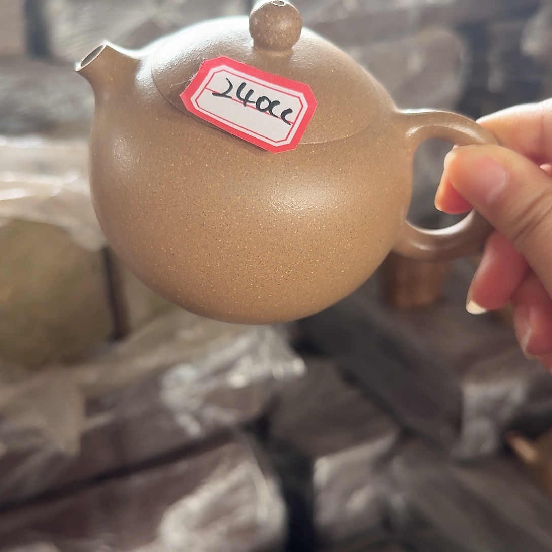 紫砂茶壶黄龙山原矿老段泥