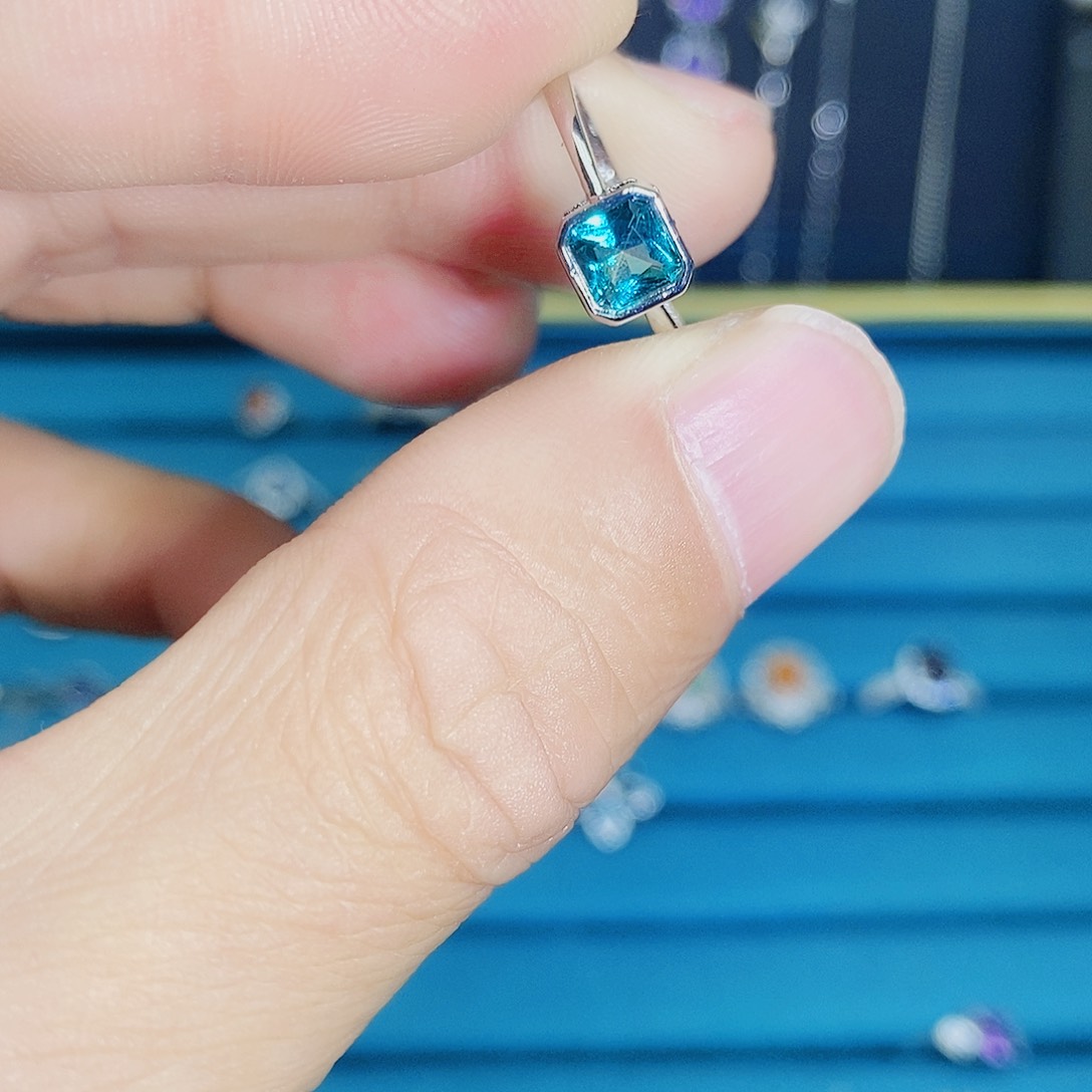 紫晶珠宝半成品银S925镶嵌