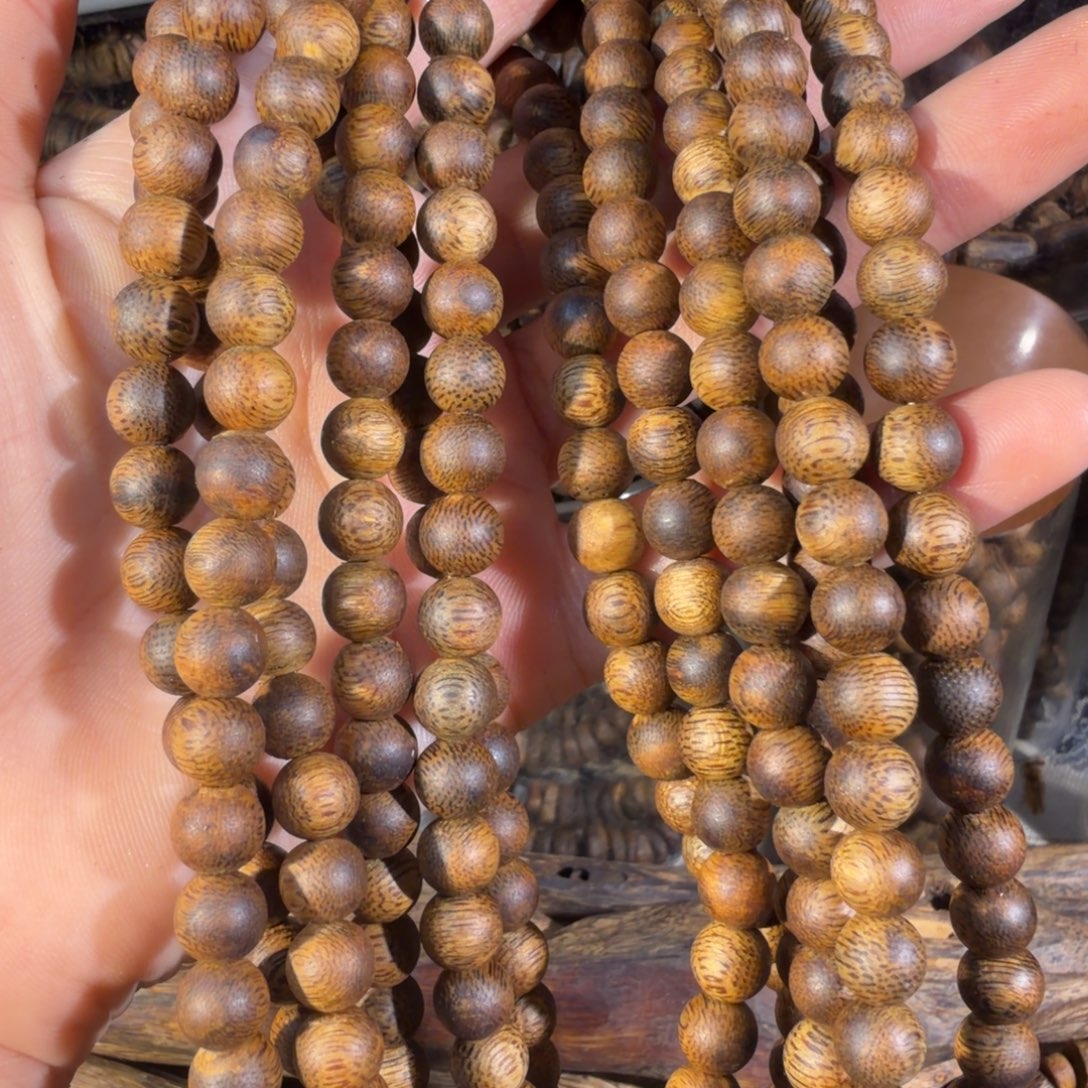 沉香沉香碎屑陆河卡七圆珠发一条