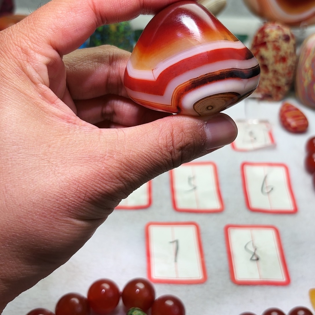 好***瘦玛瑙/玉髓未镶嵌颈饰