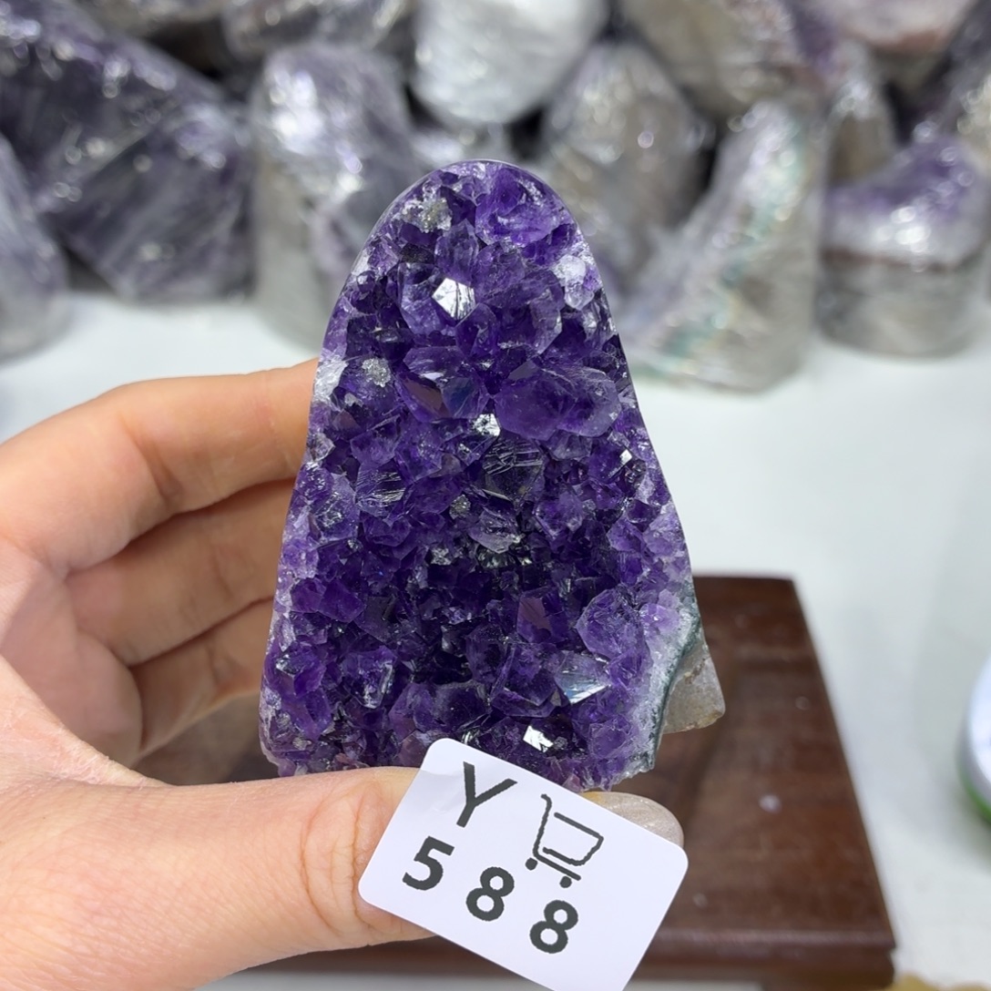 眼镜未镶嵌紫晶水晶