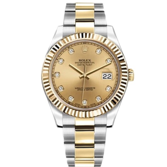 99新 Rolex/劳力士 日志系列/116333/男士经典/黄金原钻/名表原装