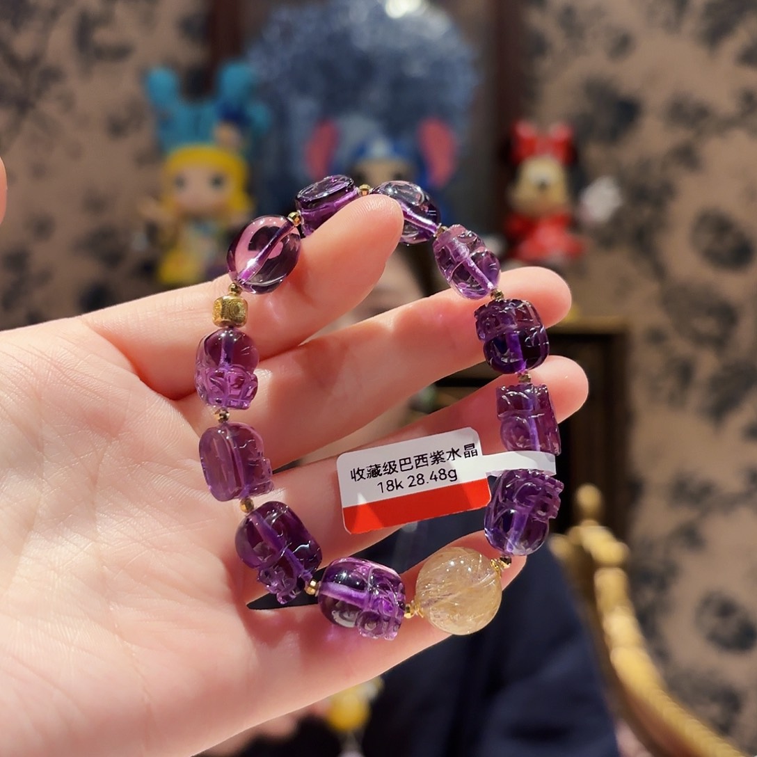 未镶嵌手链水晶手串