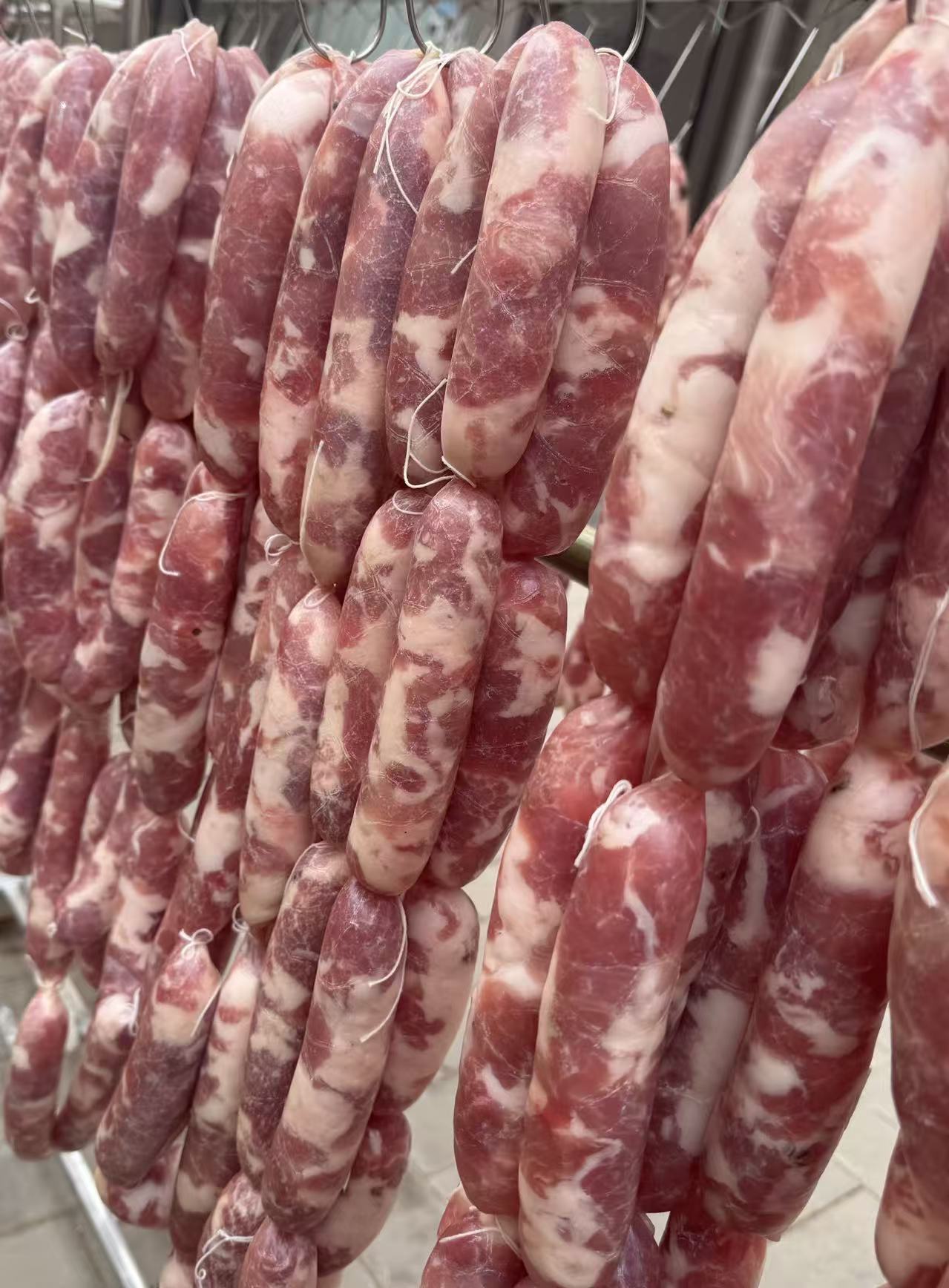 咸香味纯猪肉腊肠手工新鲜风干好吃的下饭菜腊味(广味)