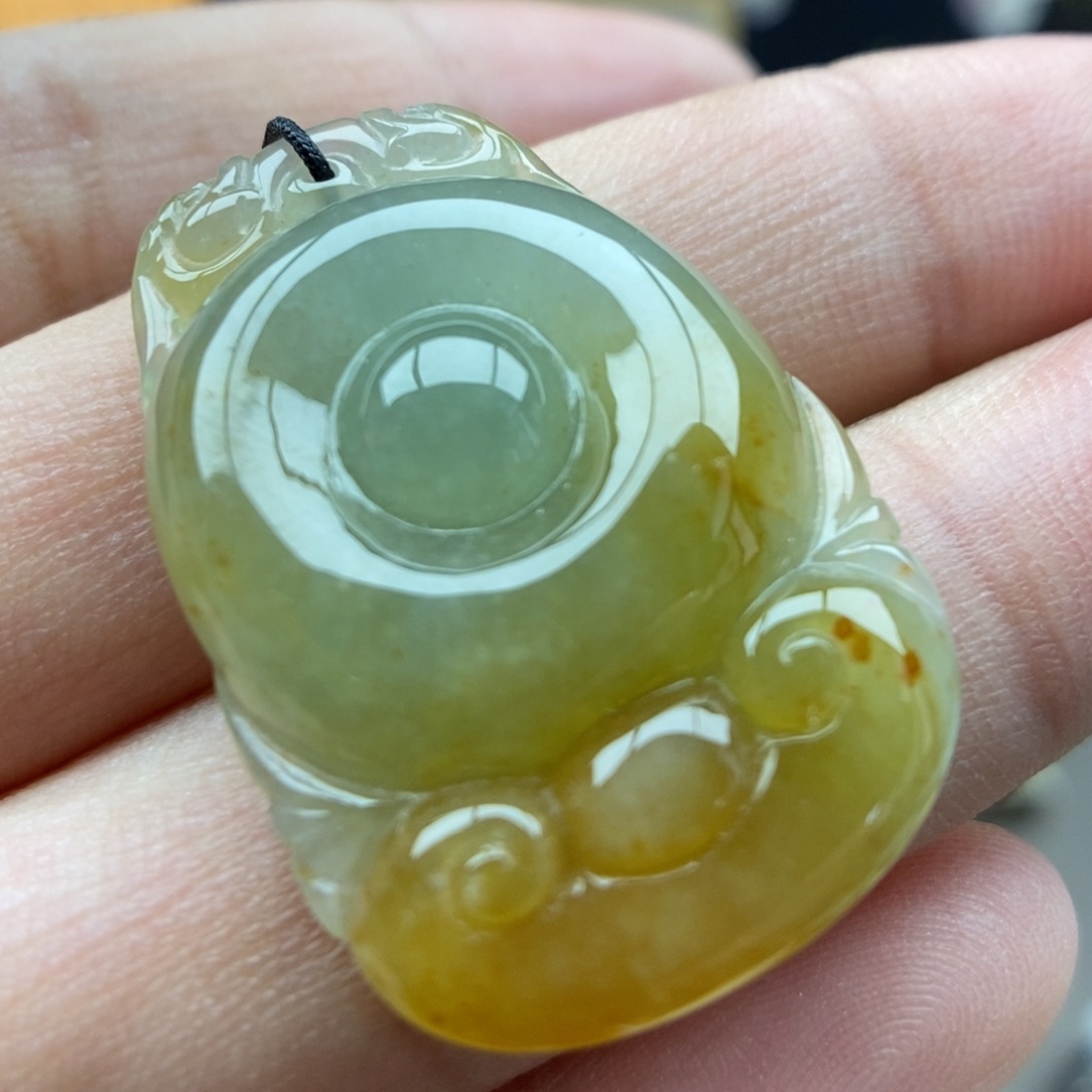 翡翠未镶嵌颈饰吊坠