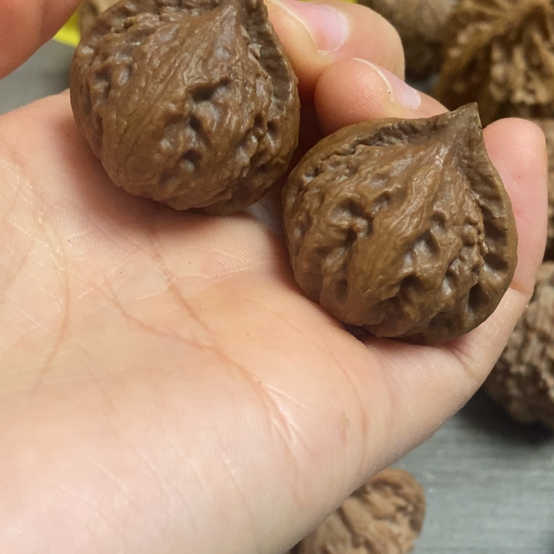 桃核吊坠秦岭小蒜头30