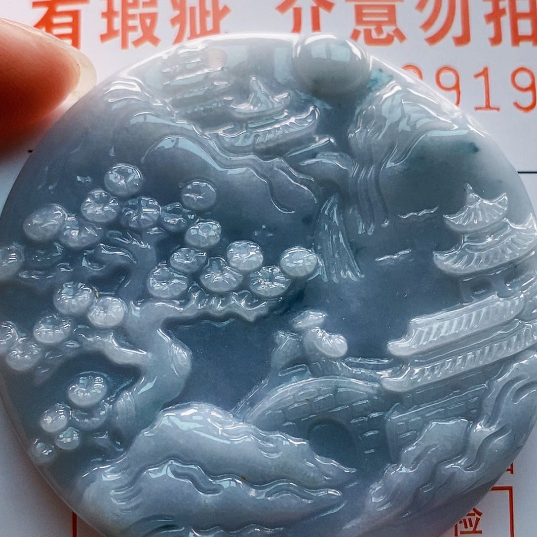 吊坠(不含链)未镶嵌翡翠