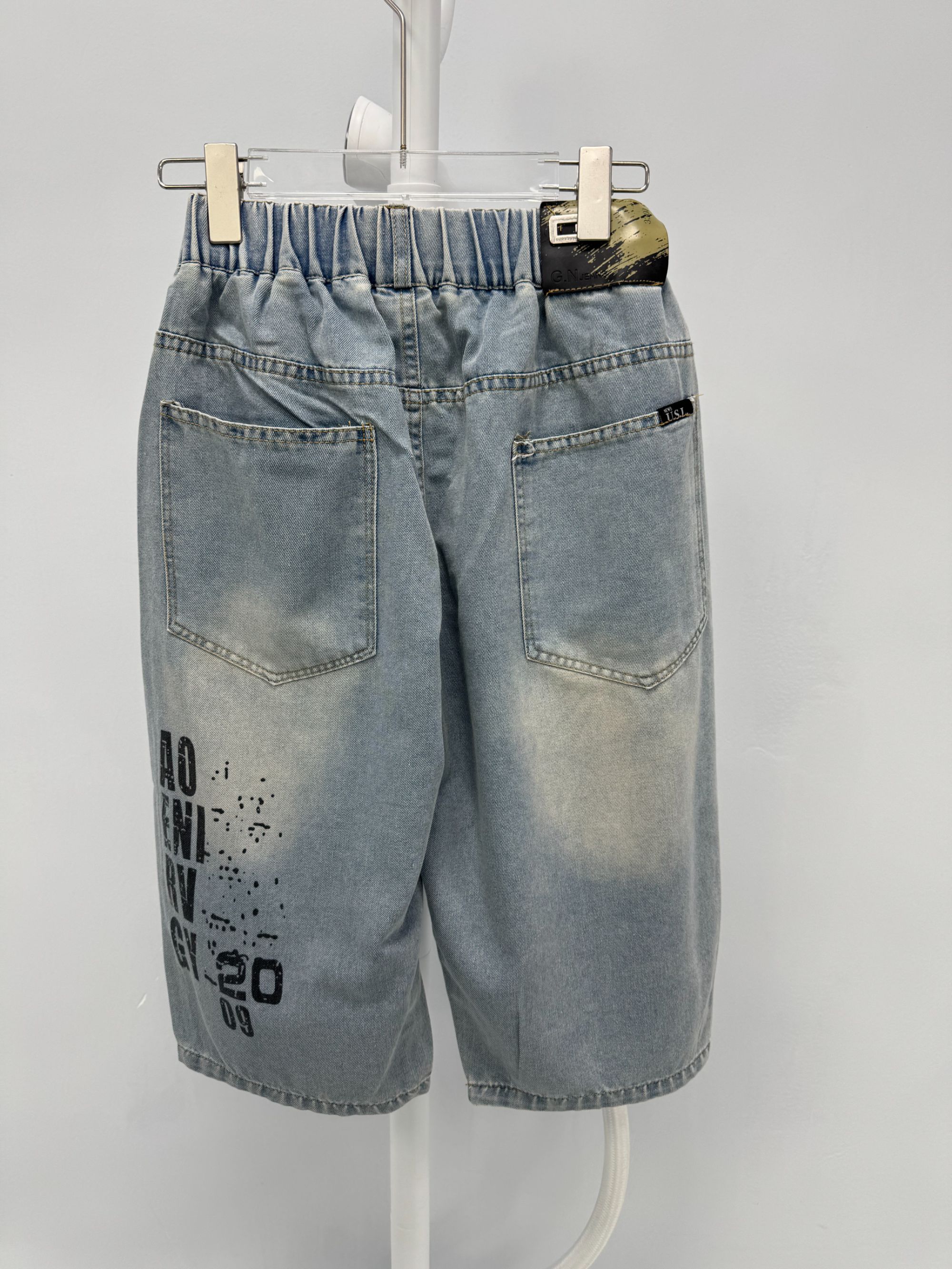 【A2159】青少年牛仔大短裤