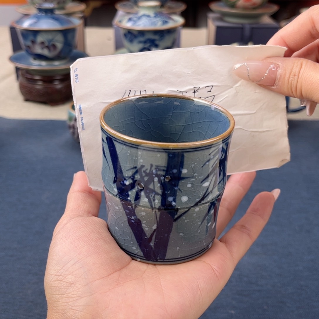 杯景德镇手绘手工茶具