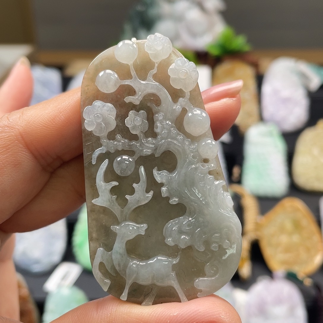 翡翠吊坠(不含链)未镶嵌