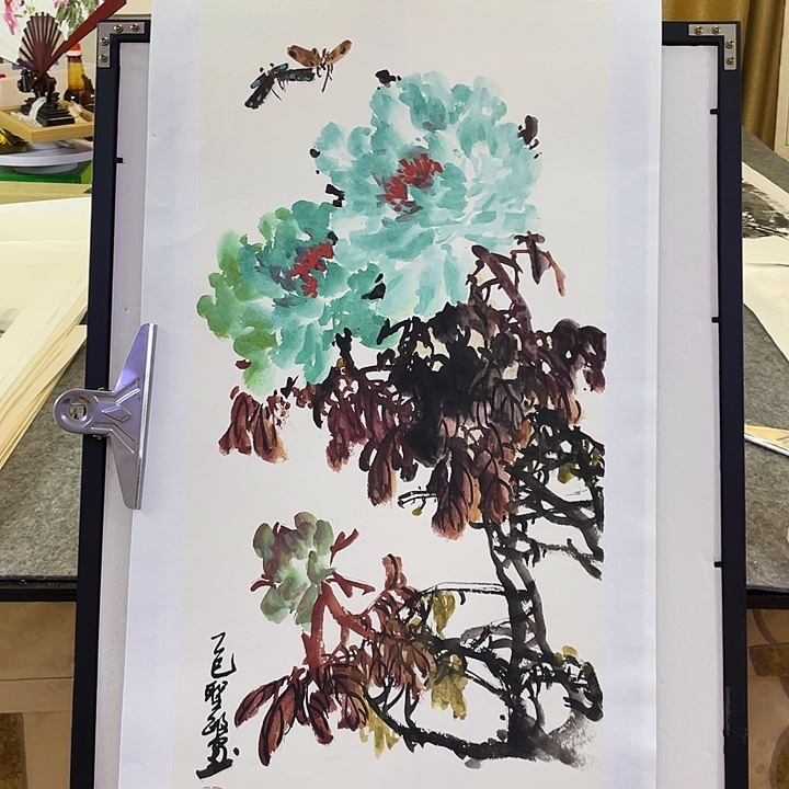 国画张圣敏先生纯手绘作品