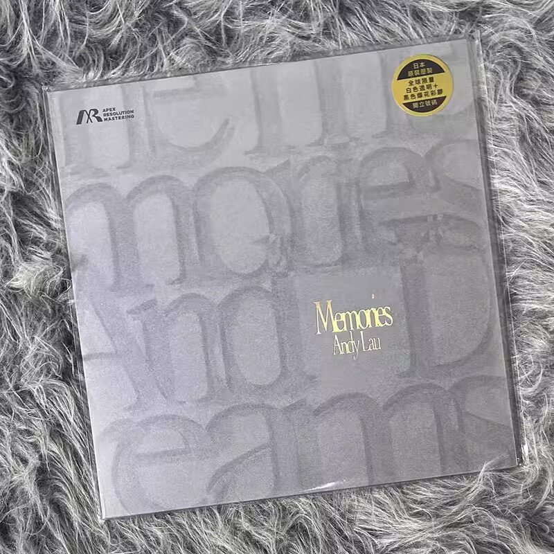 港版 刘德华 Memories 白色透明+黑色爆花彩胶 限量LP黑胶唱片