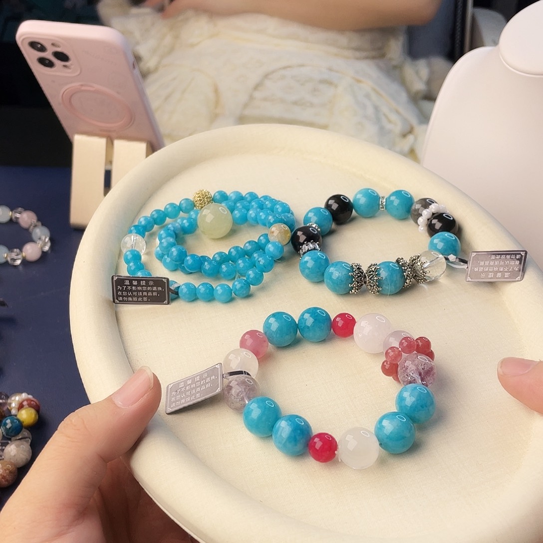 水晶银S925镶嵌手链