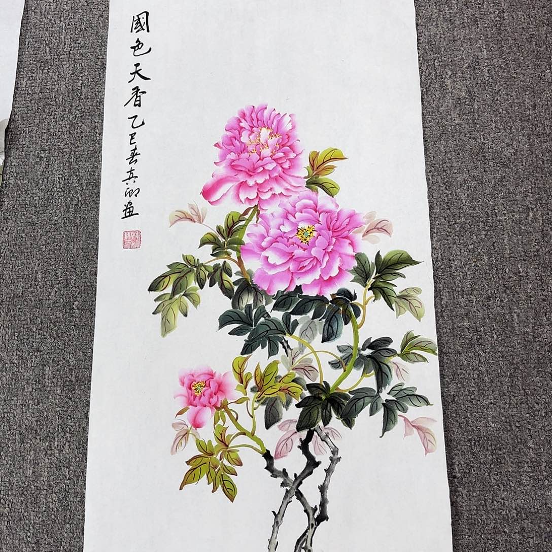 国画国画作品多次入选国内外