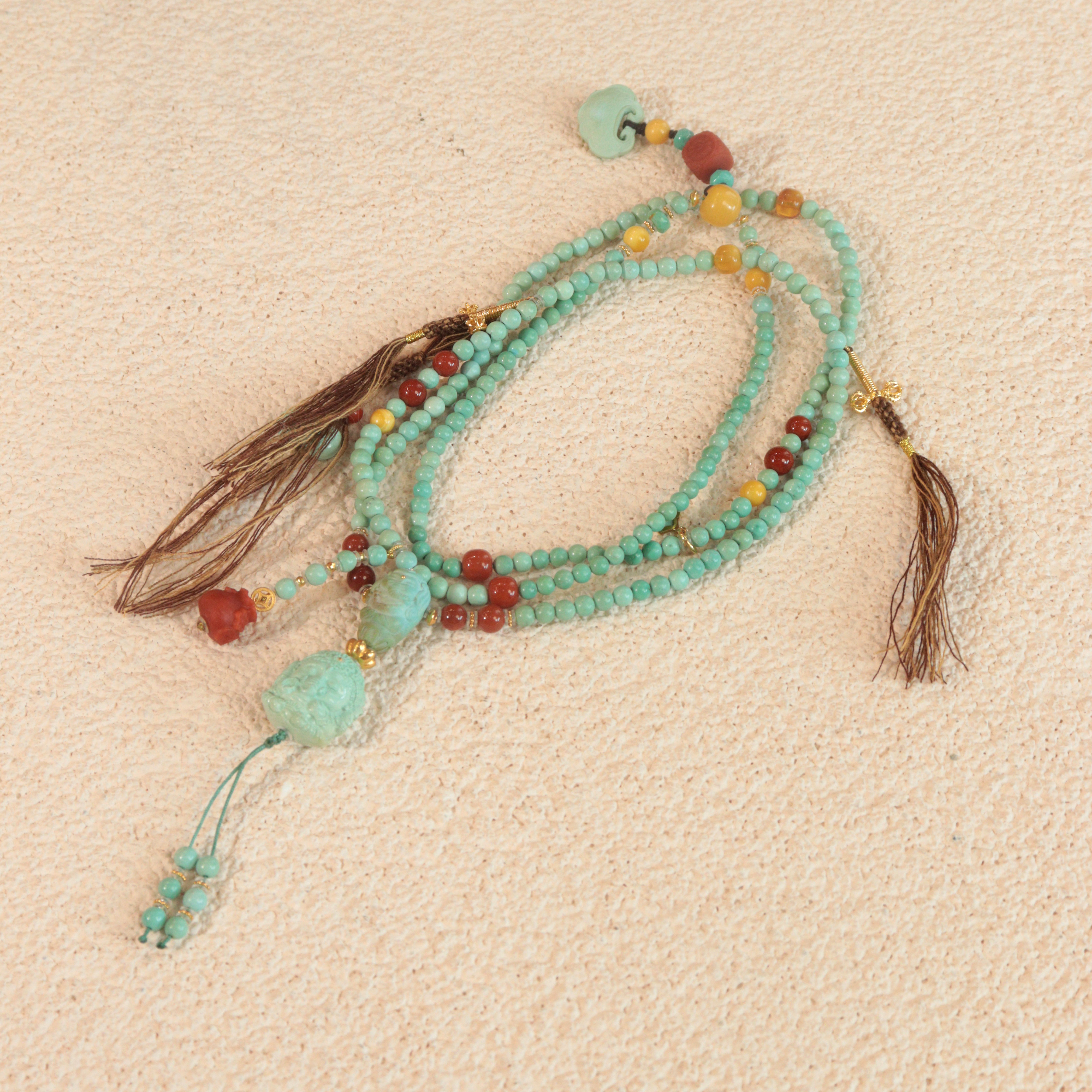 霖泽|绿松石象神项链手链两戴款LZ2025121501