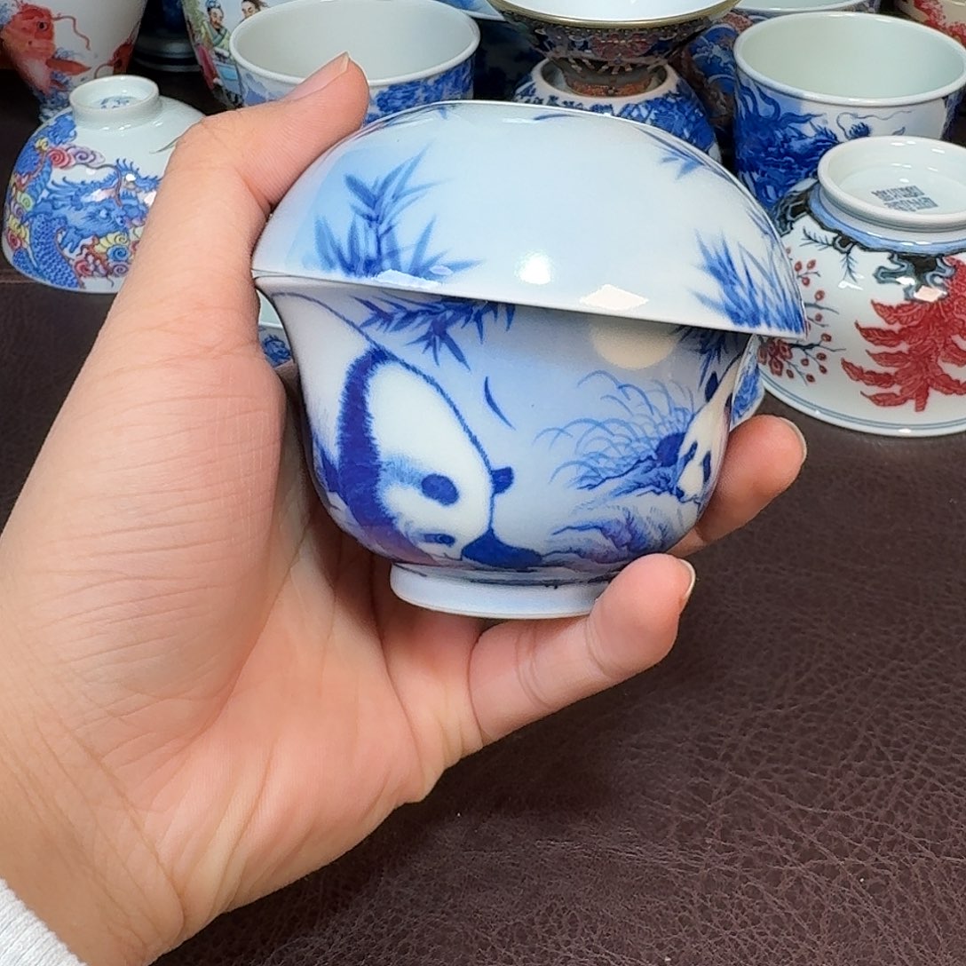 茶***袅现代景德镇陶瓷杯