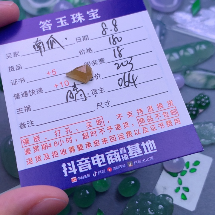 翡翠未镶嵌颈饰?****?