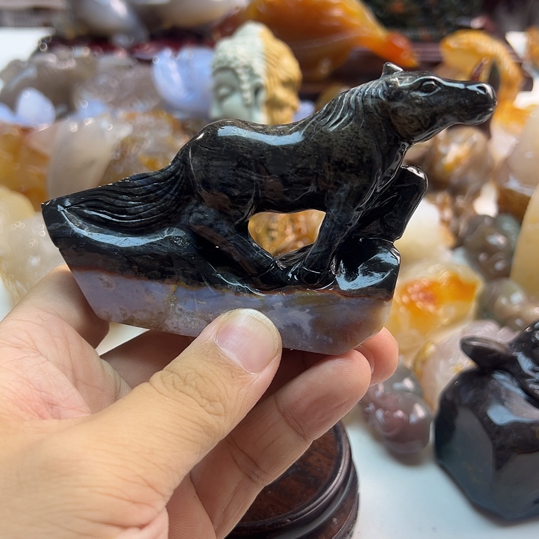 玛瑙/玉髓未镶嵌颈饰